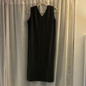 Lafayette 148 New York Black Midi Dress